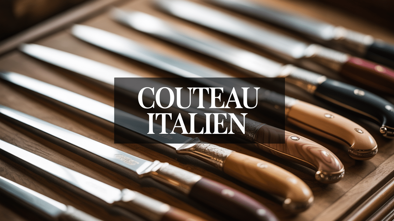 Couteau italien : guide complet des meilleurs couteaux Made in Italy Collection de couteaux artisanaux italiens