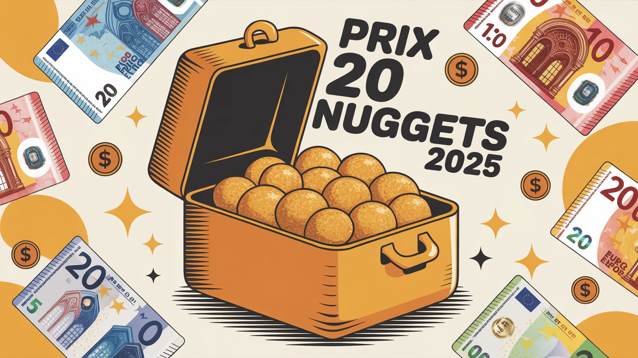 Prix 20 nuggets McDo : tarifs 2025 et bons plans pour économiser Illustration prix nuggets McDo