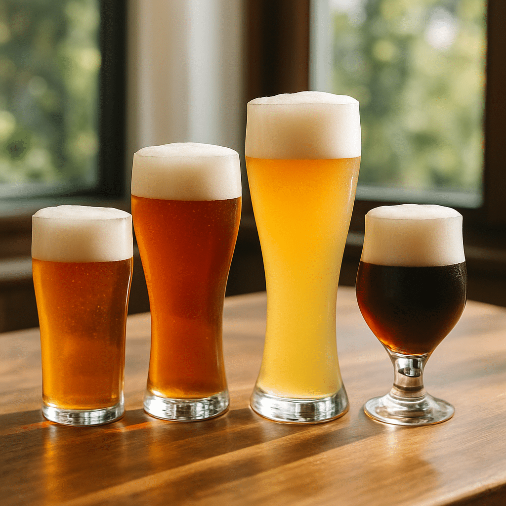 Quel verre pour quelle bière ? Guide des verres à bière et de leurs effets sur la dégustation découvrez notre guide complet sur les différents verres à bière et comment ils influencent la saveur et l'arôme de votre dégustation. choisissez le verre parfait pour chaque type de bière et améliorez votre expérience gustative.