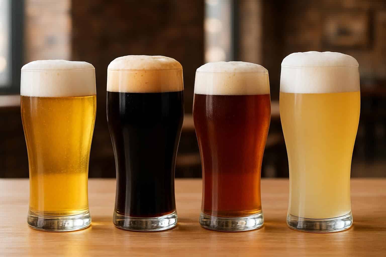 Bière blonde, brune, ambrée, blanche : ce que veulent vraiment dire ces couleurs découvrez la signification des couleurs de la bière : blonde, brune, ambrée et blanche, et apprenez à reconnaître leurs caractéristiques et saveurs uniques.