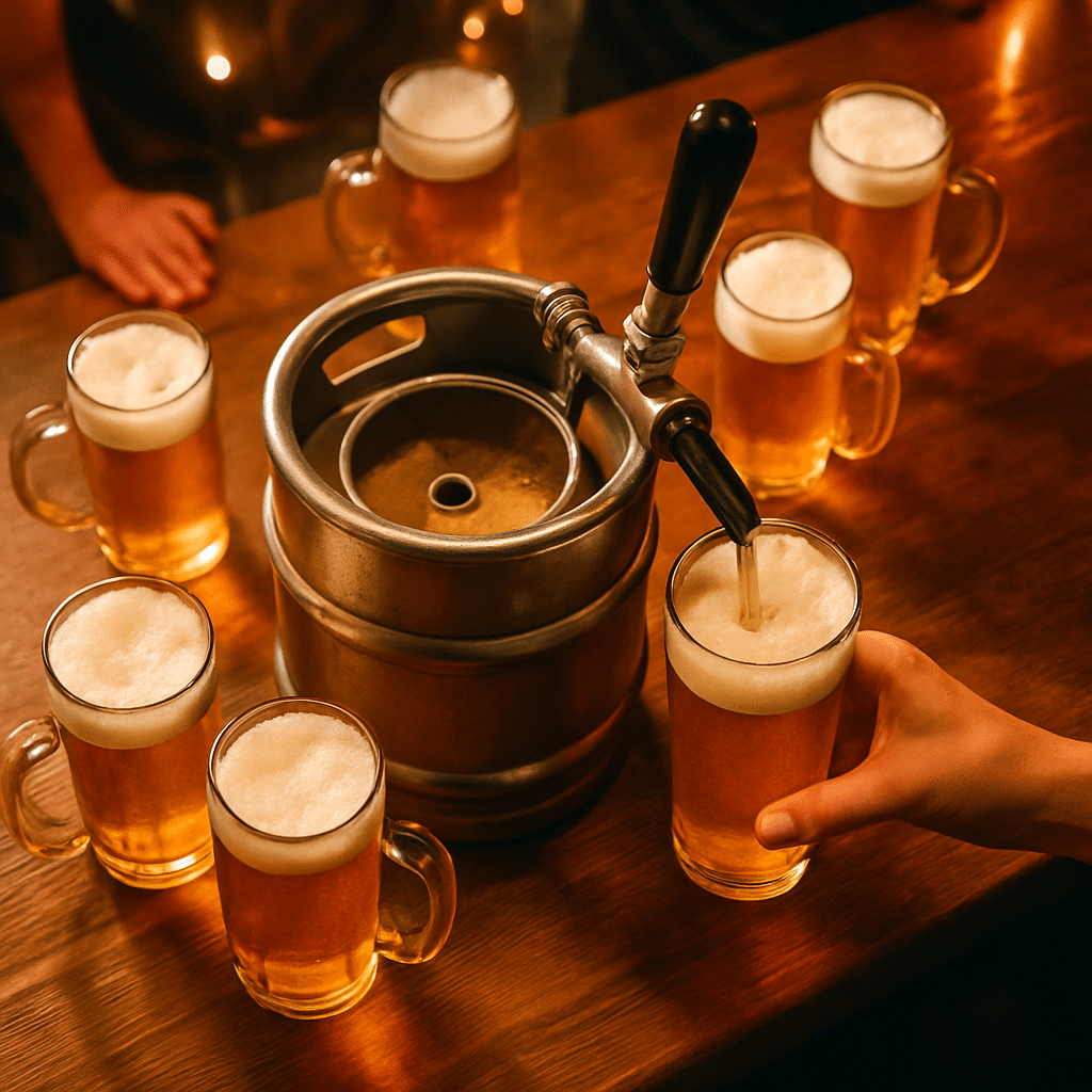 Combien de verres dans un fût de 20 L, 30 L ou 50 L ? Tableau complet pour vos soirées découvrez combien de verres vous pouvez servir dans un fût de 20 l, 30 l ou 50 l grâce à notre tableau complet, parfait pour planifier vos soirées en toute simplicité.