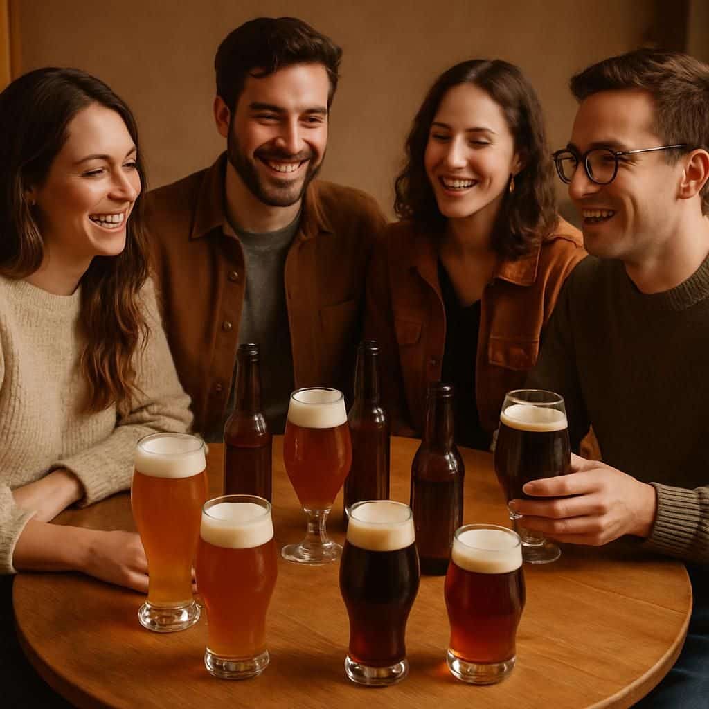 Comment organiser une soirée dégustation de bières artisanales à la maison : matériel, quantités et fiches de dégustation découvrez comment organiser une soirée dégustation de bières artisanales chez vous avec nos conseils sur le matériel nécessaire, les quantités idéales et des fiches de dégustation pour une expérience conviviale et réussie.