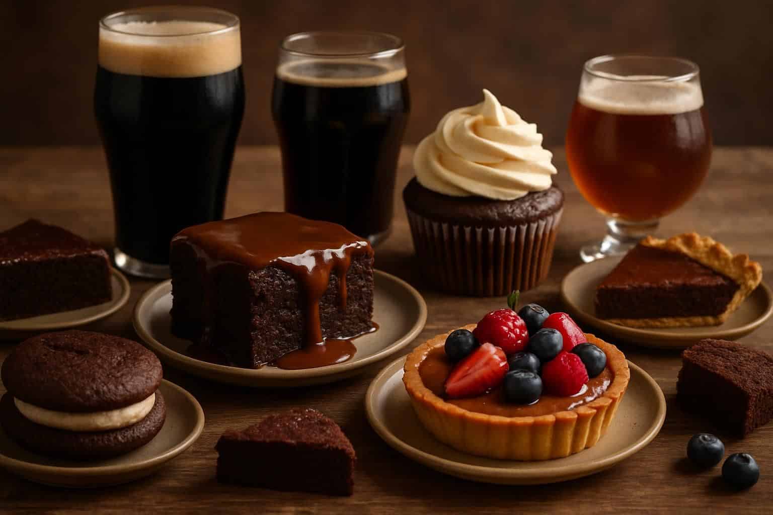 Desserts à la bière : 8 idées surprenantes avec stout, porter et bières ambrées découvrez 8 recettes originales de desserts à la bière, utilisant stout, porter et bières ambrées pour des saveurs uniques et surprenantes.