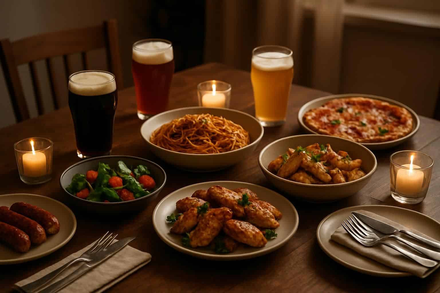 Menu complet 100 % accords mets-bières pour un dîner entre amis (entrées, plats, desserts) découvrez un menu complet 100 % accords mets-bières pour un dîner entre amis, avec des entrées, plats et desserts parfaitement harmonisés pour une expérience gourmande et conviviale.