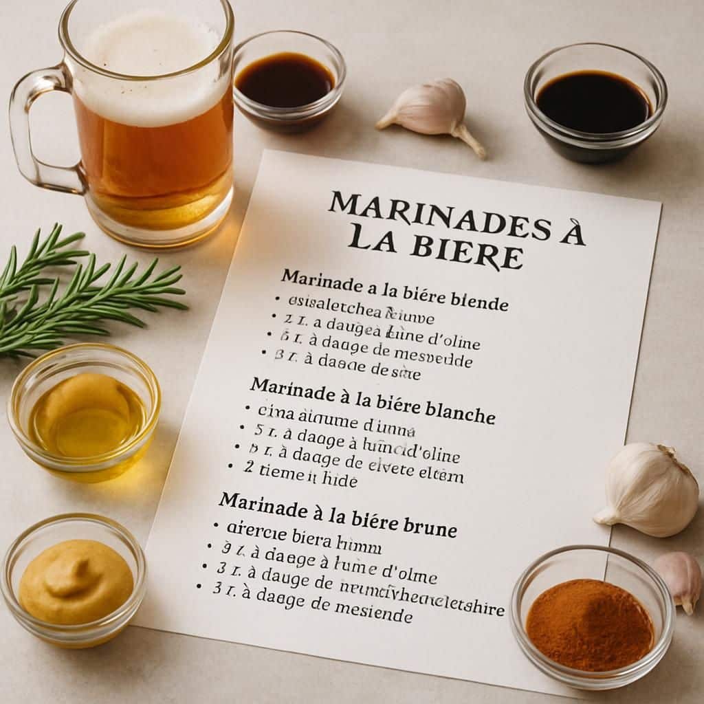 Recettes de marinades à la bière pour barbecue : viandes, poissons et légumes découvrez nos délicieuses recettes de marinades à la bière pour sublimer vos barbecues. parfaites pour viandes, poissons et légumes, elles apportent saveur et tendreté à vos grillades.