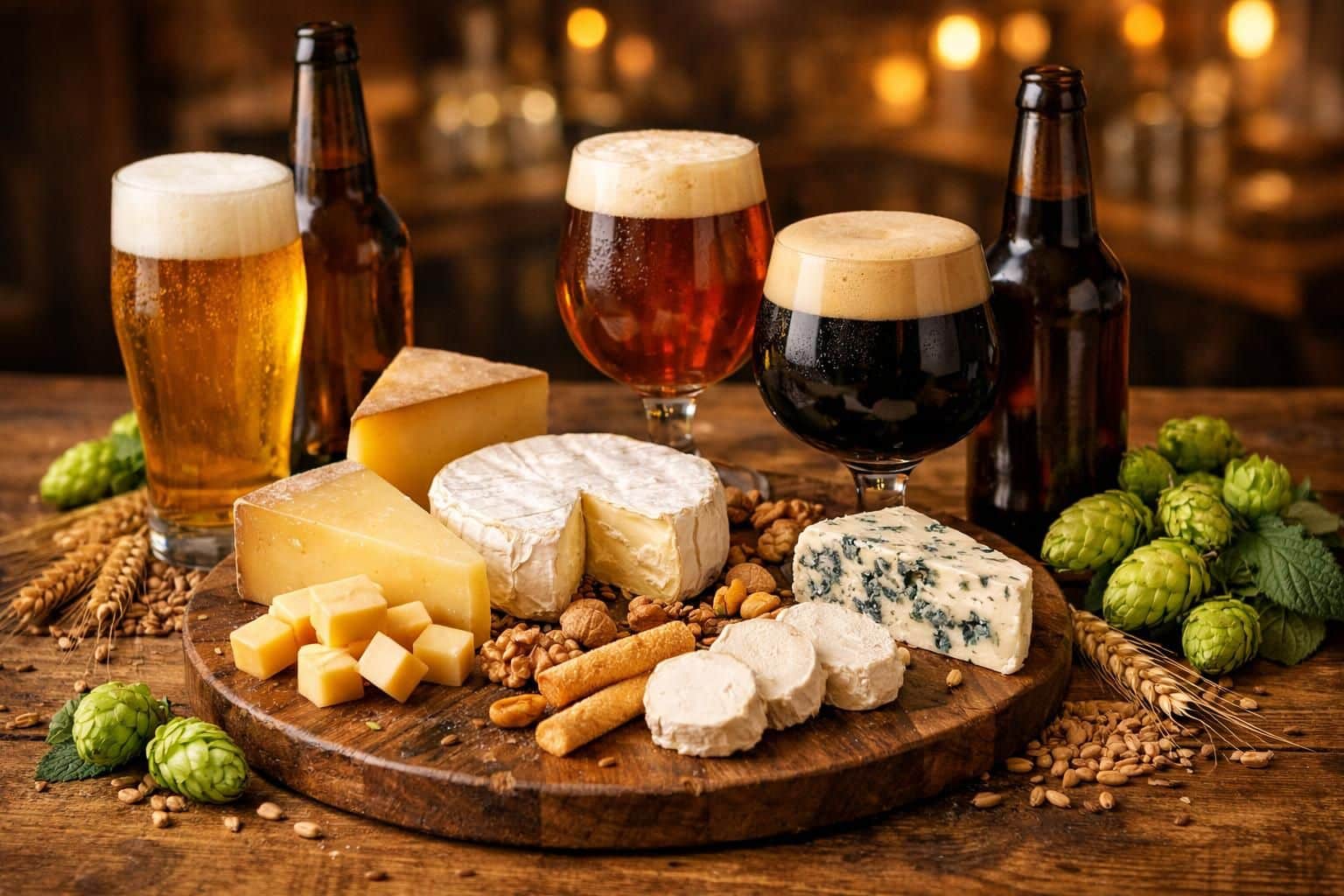 Accords Bières et Fromages : Oubliez le vin, passez au houblon ! (Sujet très tendance). découvrez comment marier parfaitement bières et fromages pour une expérience gourmande unique. oubliez le vin et laissez-vous surprendre par l'alliance audacieuse du houblon avec vos fromages préférés, une tendance incontournable à adopter dès maintenant.