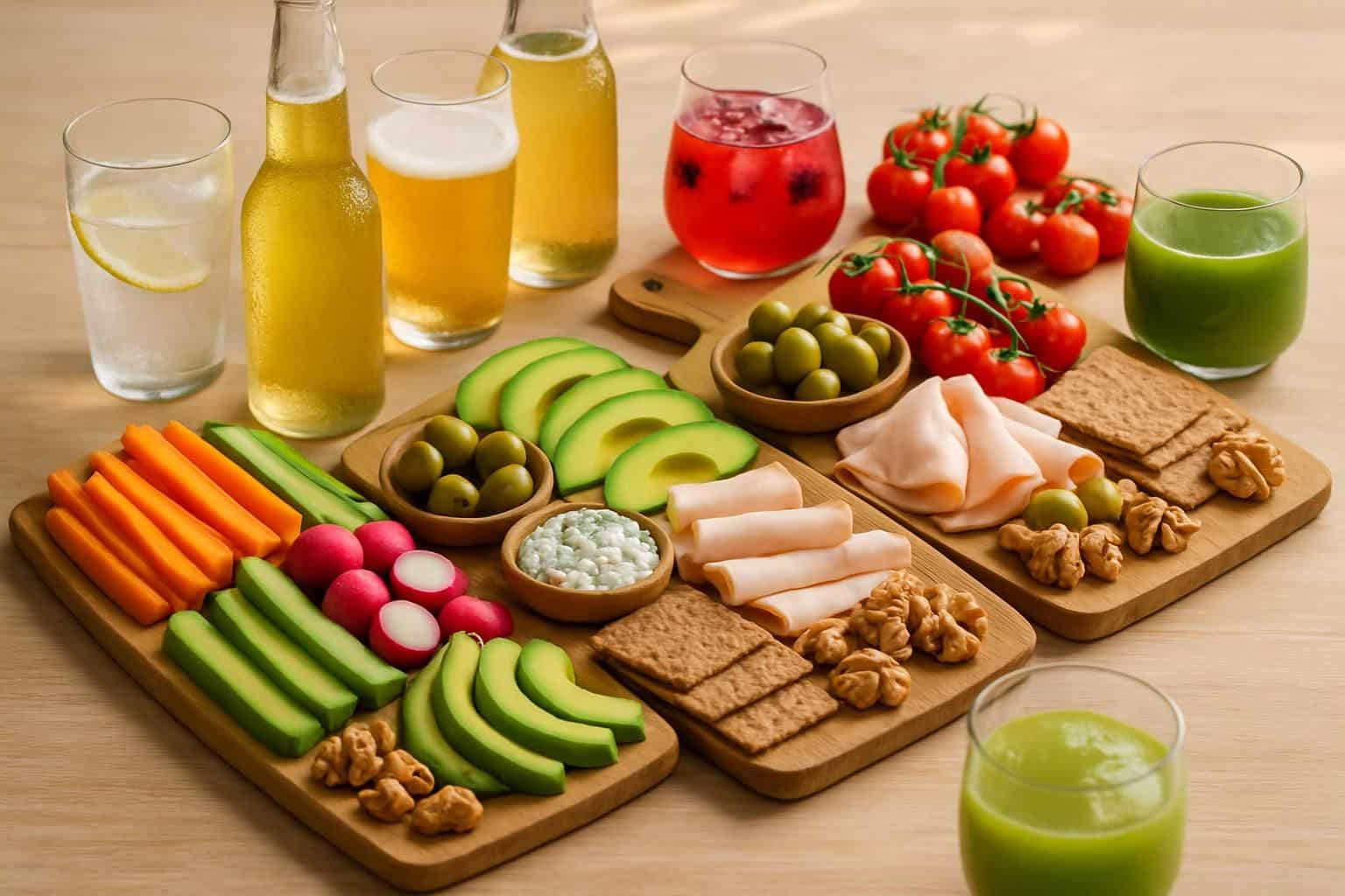Apéro plus léger : idées de planches, bières et softs pour réduire les calories sans frustrer ses invités découvrez des idées originales pour un apéro plus léger avec des planches savoureuses, des bières légères et des softs rafraîchissants, pour régaler vos invités sans culpabilité.
