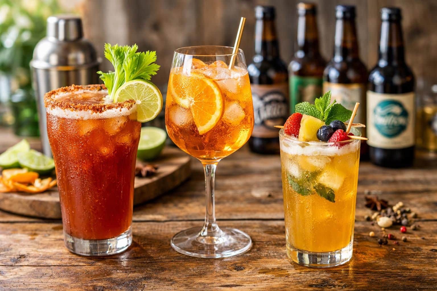 Beermixologie : 3 recettes de cocktails à faire avec de la bière artisanale. (Très viral sur les réseaux sociaux, ex: Michelada, Beer Spritz). découvrez 3 recettes de cocktails tendance à base de bière artisanale, parfaites pour vos moments conviviaux. apprenez à préparer des michelada, beer spritz et bien plus pour épater vos amis !