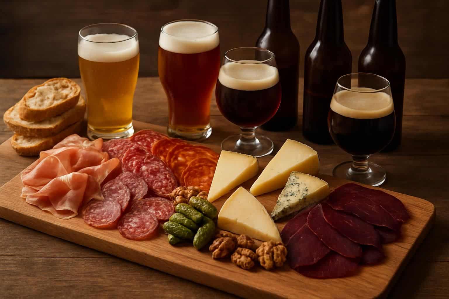 Bière et charcuterie : comment composer une planche parfaite avec des bières artisanales découvrez comment créer la planche parfaite en associant bières artisanales et charcuterie pour un apéritif savoureux et convivial.