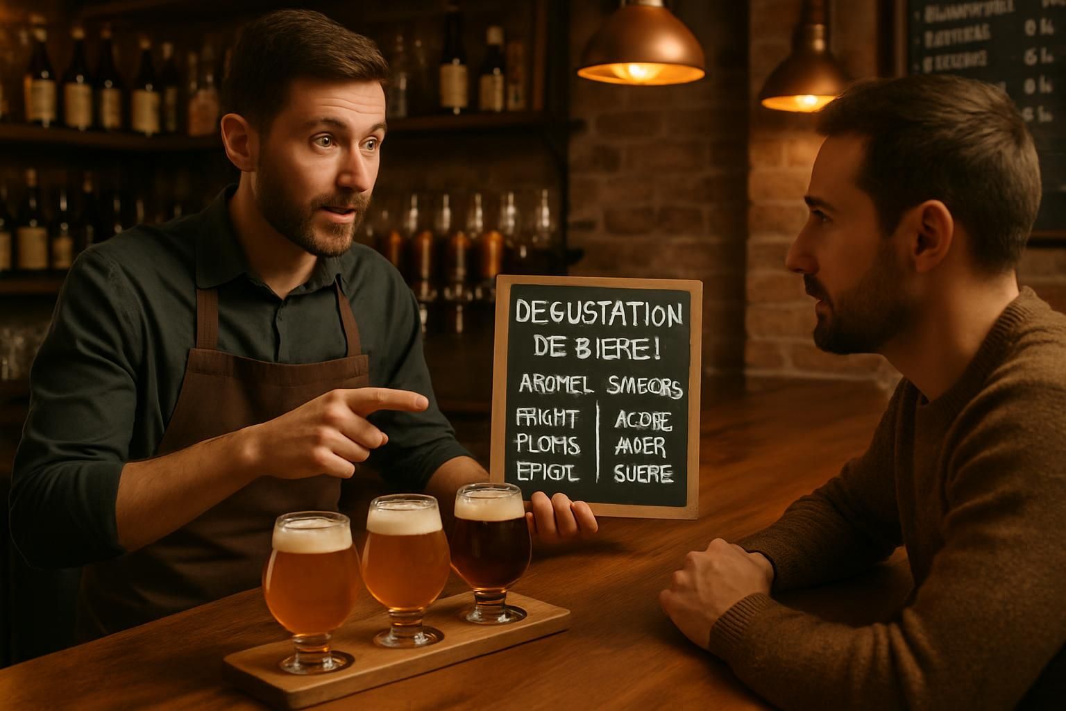 Comment parler de bière à ses clients : vocabulaire simple pour décrire arômes et saveurs découvrez un vocabulaire simple et efficace pour parler de bière à vos clients, en décrivant clairement les arômes et saveurs afin de mieux les guider dans leurs choix.