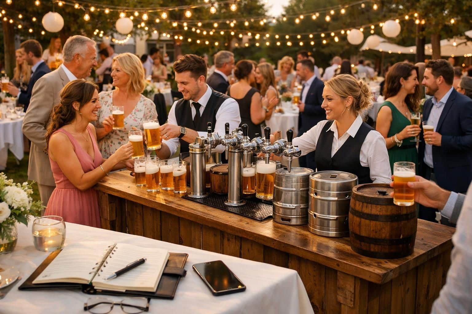 Mariage, Anniversaire : Quelle quantité de fûts prévoir pour 50, 100 ou 200 personnes ? (Article "outil" ultra utile qui amène directement à une demande de devis). découvrez notre article ultra utile pour calculer la quantité idéale de fûts de bière ou boisson à prévoir pour votre mariage ou anniversaire, que ce soit pour 50, 100 ou 200 personnes. obtenez rapidement une estimation précise et demandez un devis personnalisé en un clic !