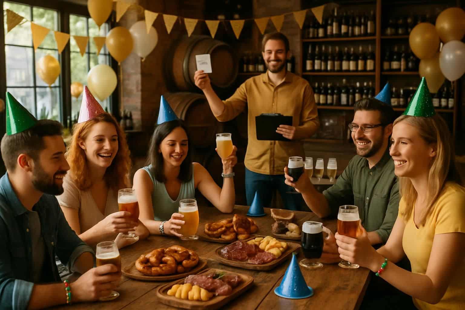 Organiser un anniversaire ou un EVG/EVJF à la brasserie : idées d’animations autour de la bière découvrez comment organiser un anniversaire ou un evg/evjf inoubliable à la brasserie avec des idées d’animations originales et conviviales autour de la bière.