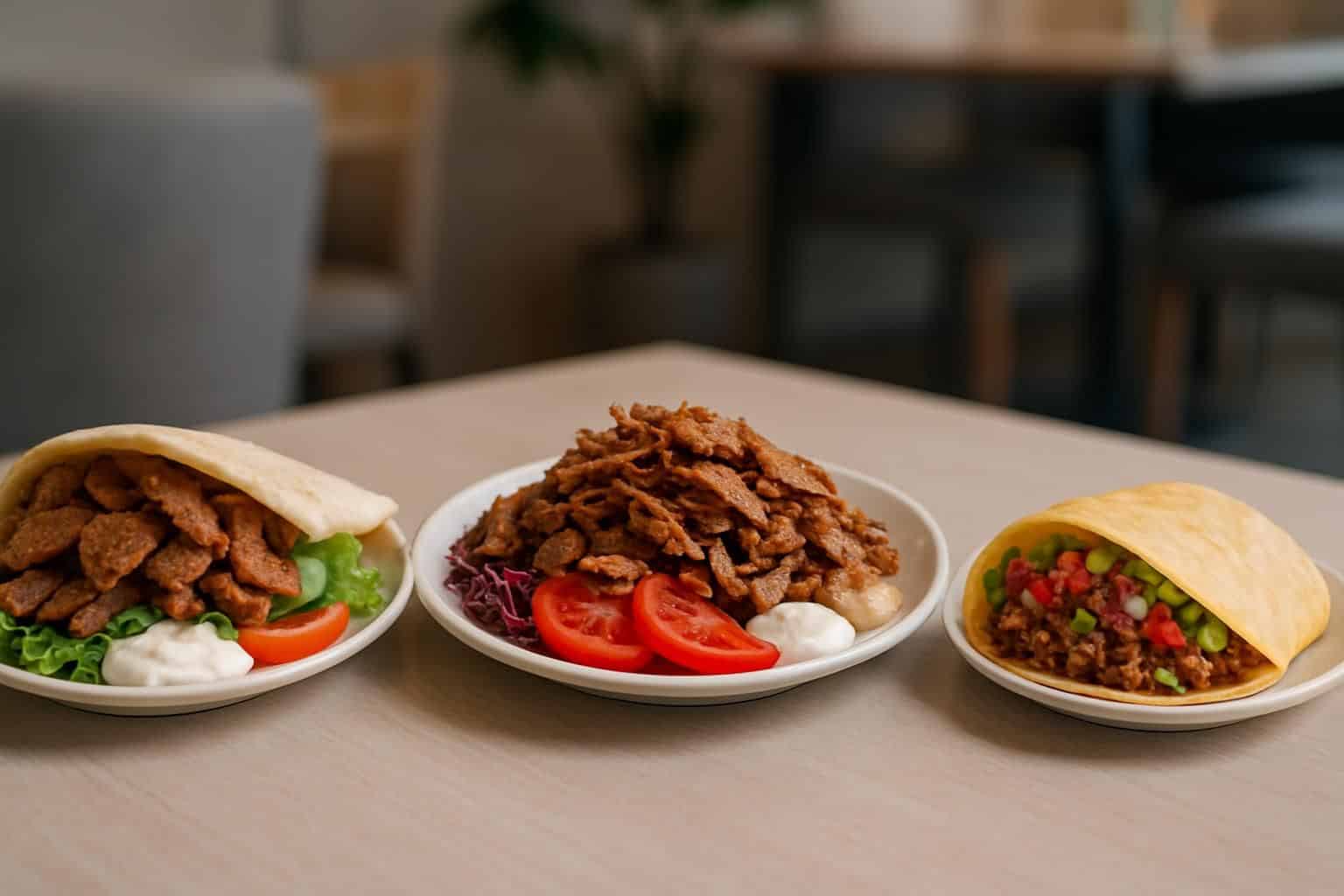 découvrez en un coup d'œil la comparaison calorique entre kebab, shawarma et tacos pour faire un choix gourmand et équilibré.