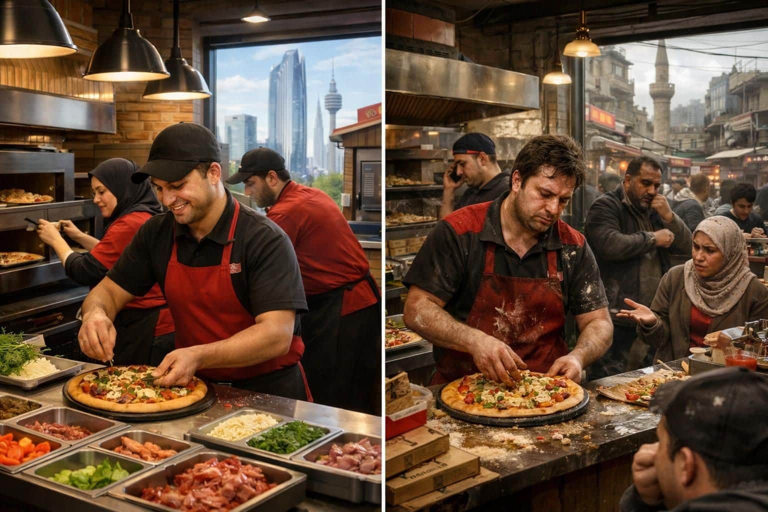 découvrez pourquoi la qualité du service pizza hut halal varie d'une ville à l'autre et les raisons qui influencent cette différence.