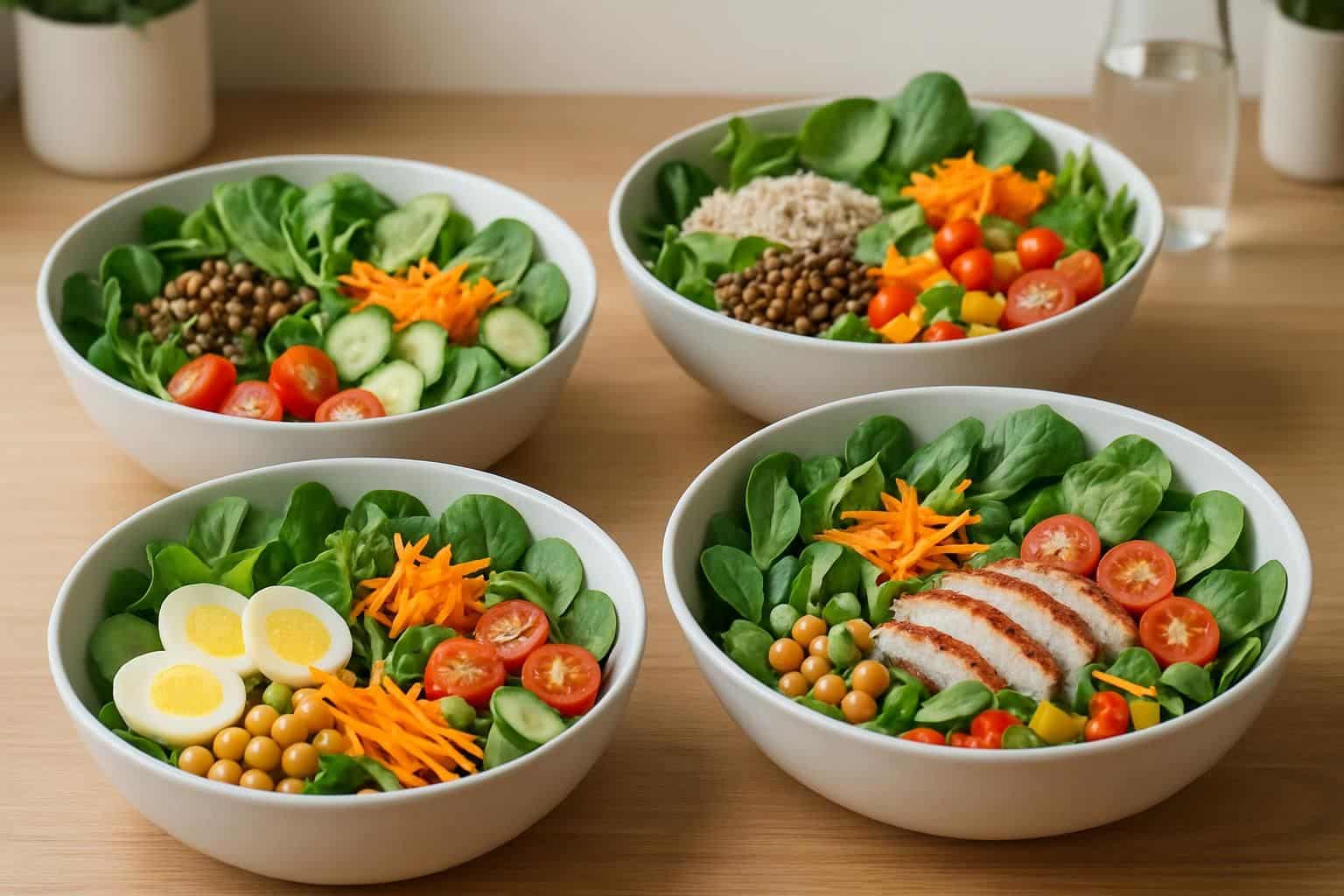 découvrez nos recettes de salades complètes légères, idéales pour se régaler tout en maîtrisant votre apport calorique. fraîcheur et saveurs au rendez-vous !