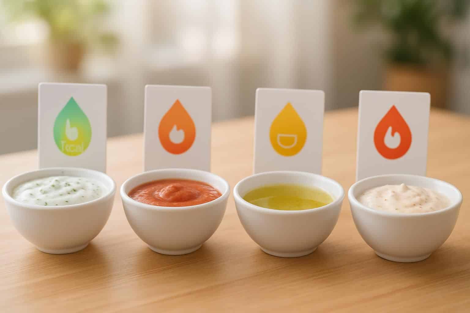 découvrez une comparaison détaillée des apports caloriques des sauces allégées pour choisir celles qui conviennent le mieux à votre alimentation équilibrée.