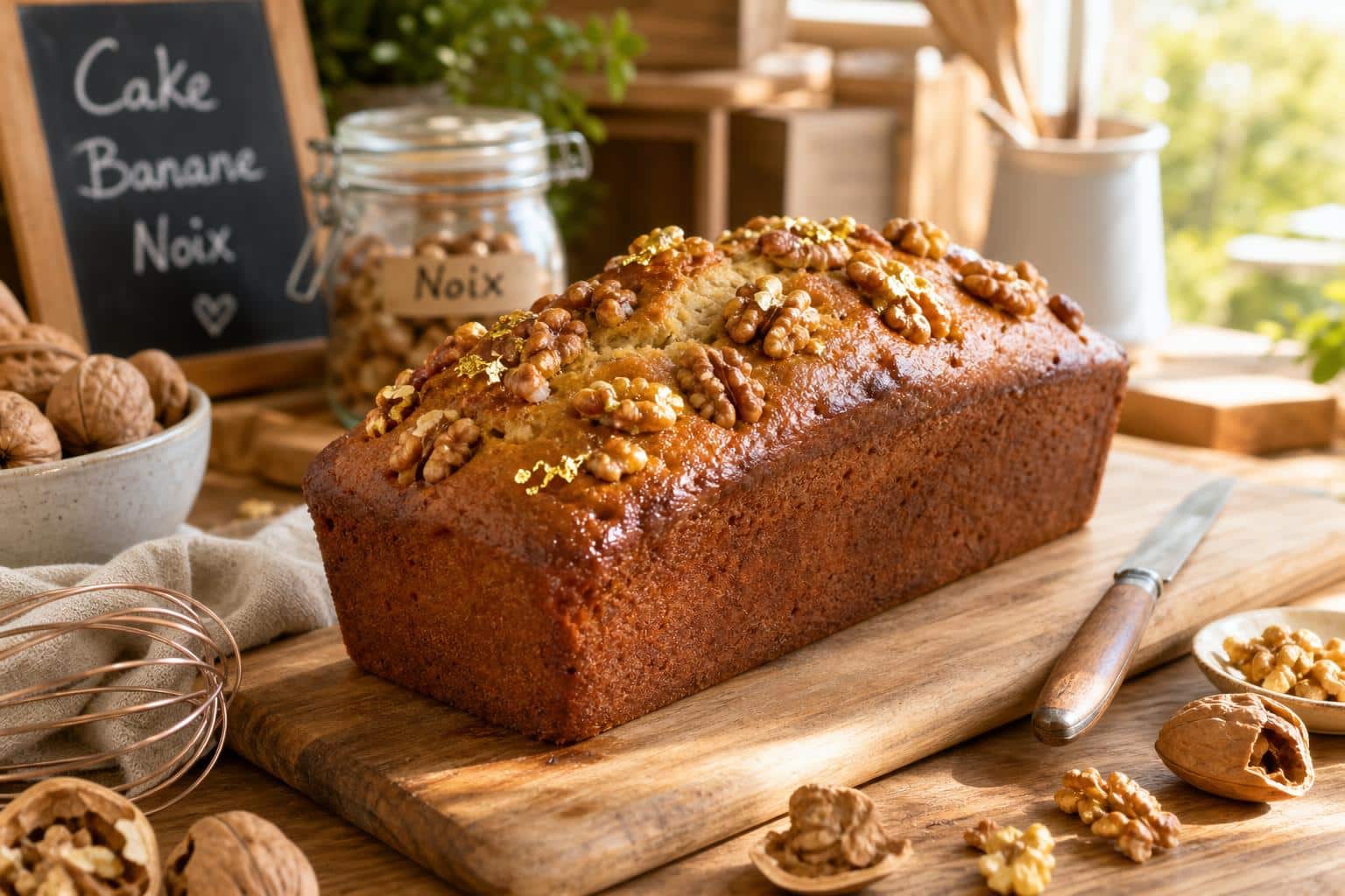 Cake banane noix: gouter d'ete reconfortant savourez un goûter d'été réconfortant avec notre cake banane noix moelleux, parfait pour un moment gourmand et facile à préparer.