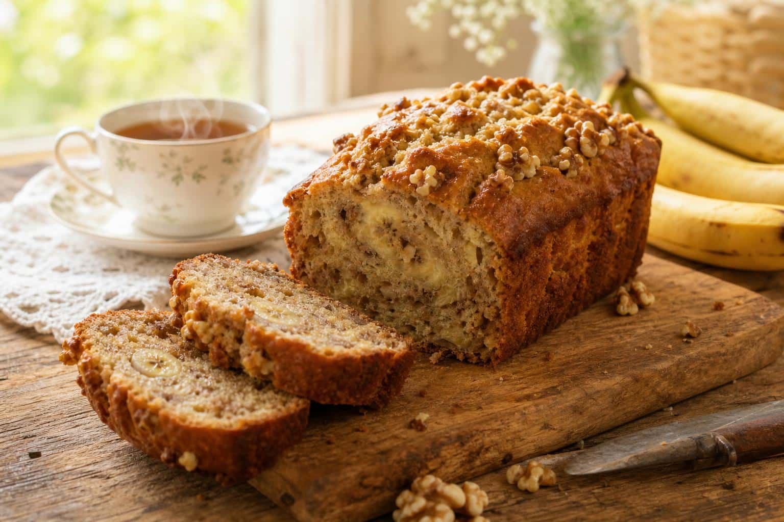 Cake banane noix: gouter d'ete reconfortant découvrez notre cake banane noix, un goûter d'été savoureux et réconfortant, parfait pour partager des moments gourmands en famille ou entre amis.
