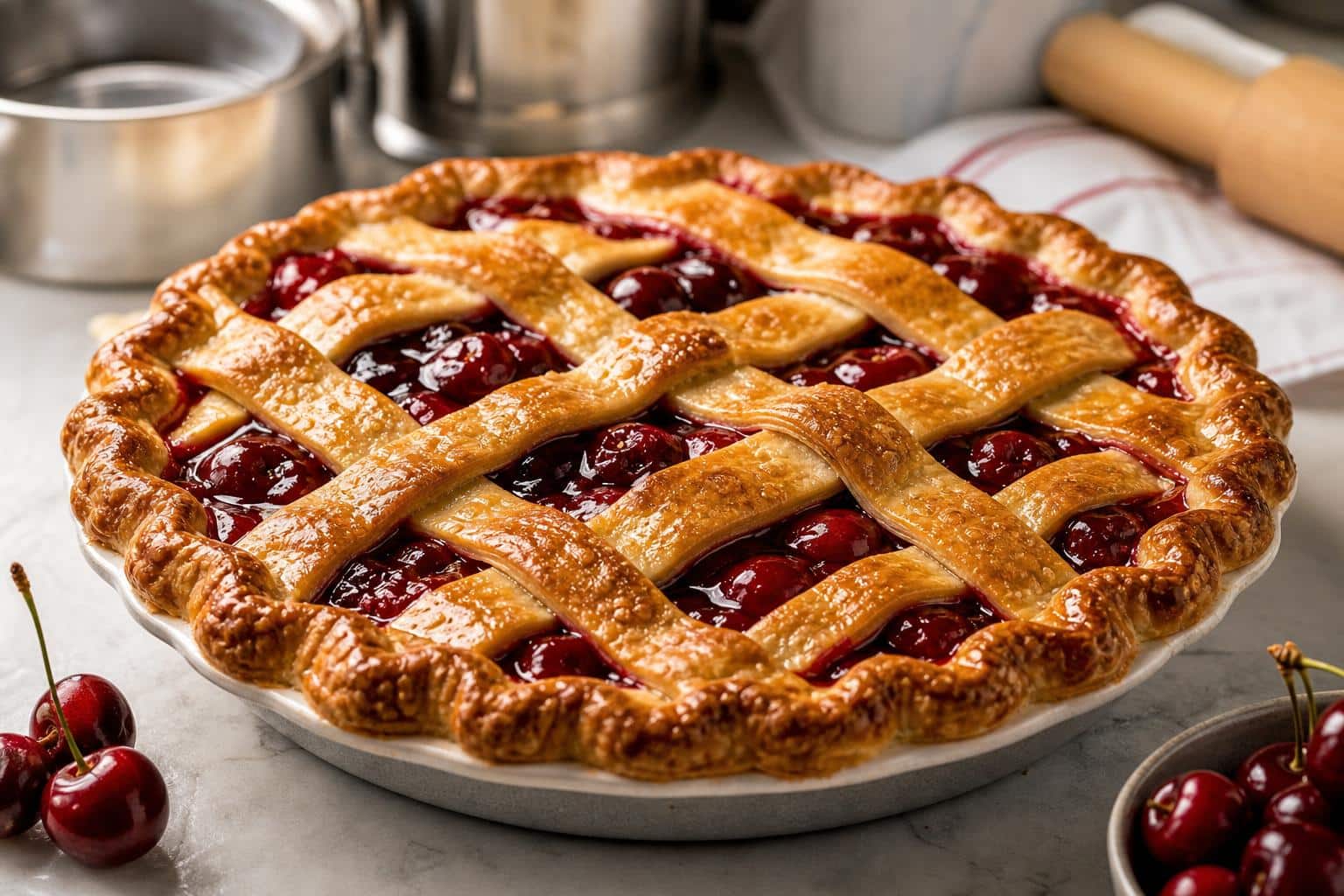 Cherry pie americaine: alternative au clafoutis découvrez la cherry pie américaine, une délicieuse alternative au clafoutis, alliant fruits juteux et pâte croustillante pour un dessert savoureux et authentique.
