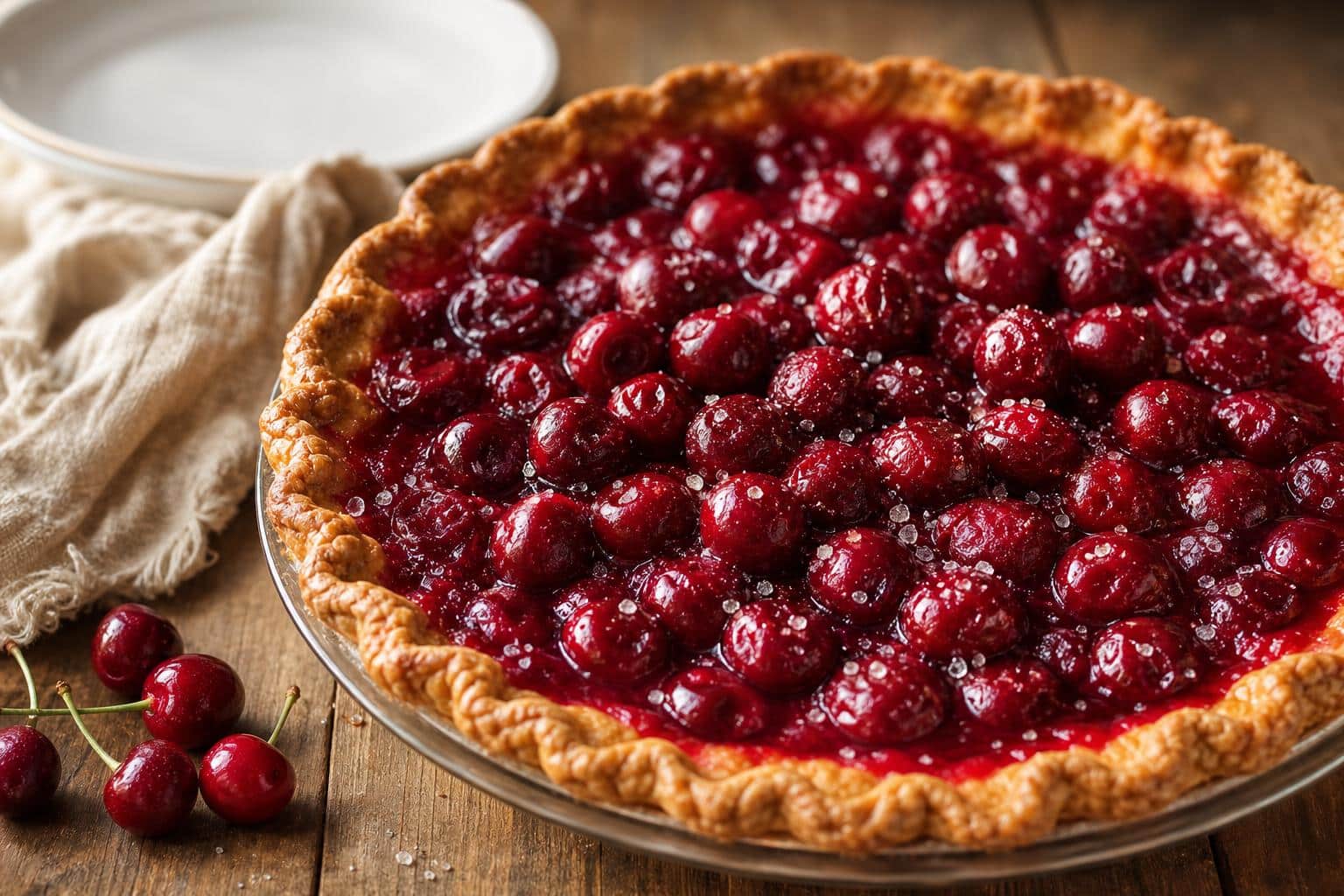 Cherry pie americaine: alternative au clafoutis découvrez la recette de la cherry pie américaine, une délicieuse alternative au clafoutis pour varier les plaisirs fruités en dessert.