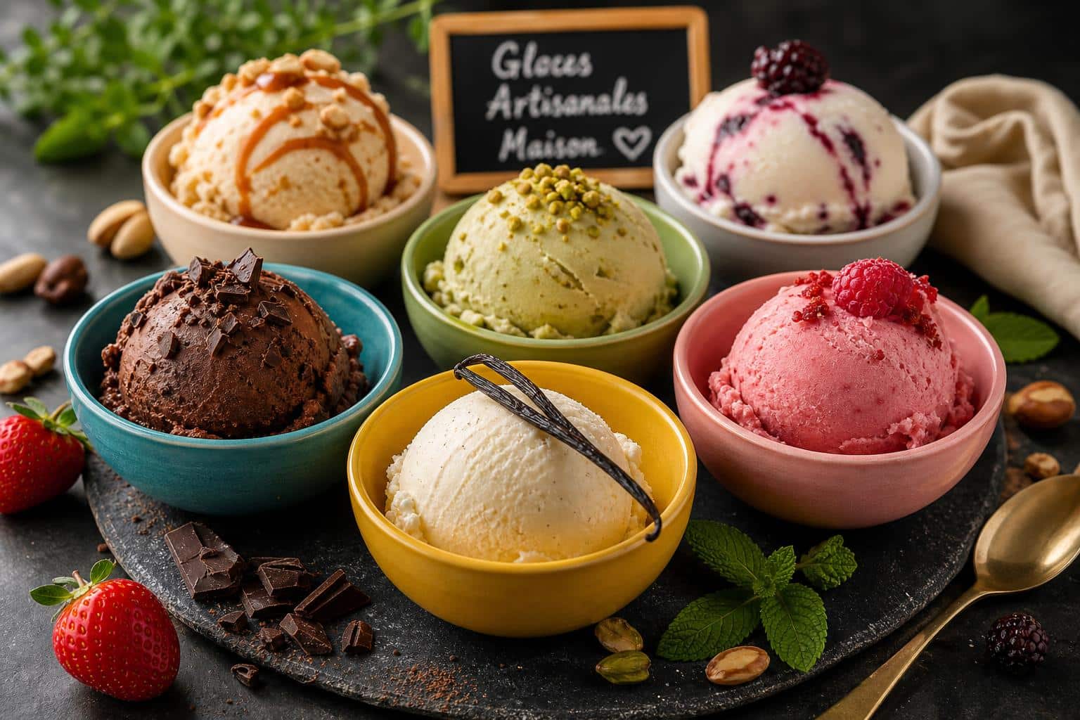 Glace artisanale: parfums originaux maison découvrez nos glaces artisanales aux parfums originaux, préparées maison avec des ingrédients naturels pour une expérience gourmande unique.