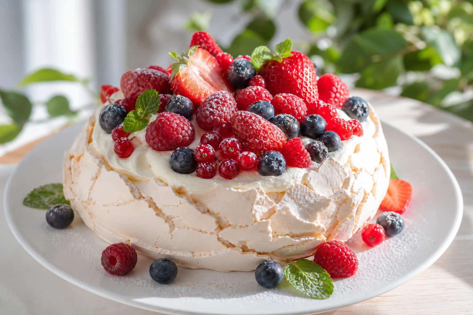 Pavlova fruits rouges: dessert leger ete découvrez notre recette de pavlova aux fruits rouges, un dessert léger parfait pour l'été, frais et délicieux pour conclure vos repas en douceur.