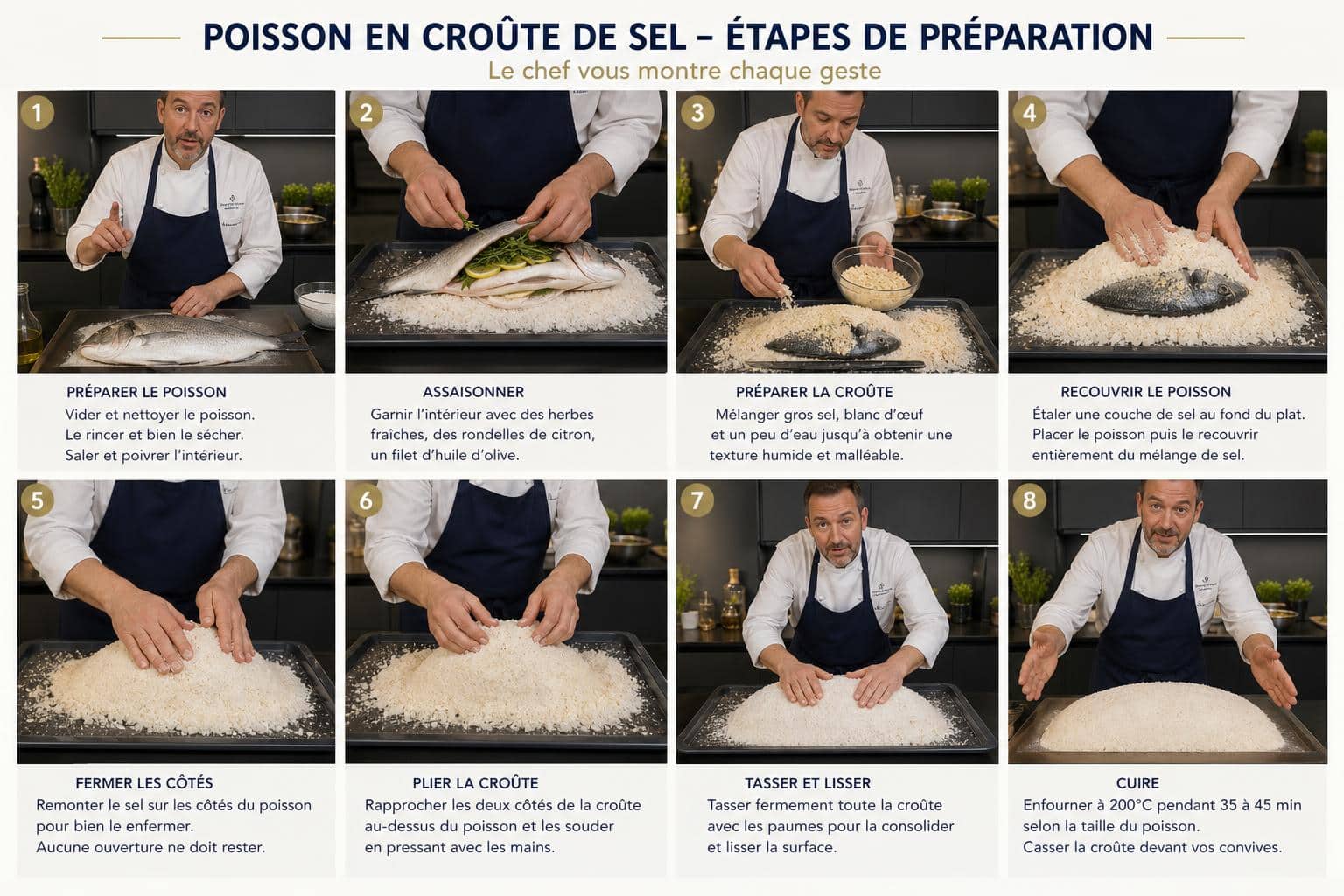 Poisson en croute de sel: technique ancestrale découvrez la technique ancestrale du poisson en croûte de sel, une méthode traditionnelle pour préserver la saveur et la tendreté du poisson.