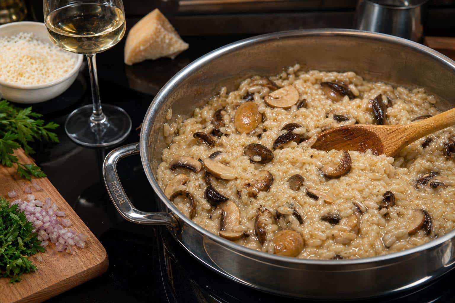 Risotto champignons: la cuisson parfaite découvrez comment réussir la cuisson parfaite de votre risotto aux champignons grâce à nos astuces simples et gourmandes.