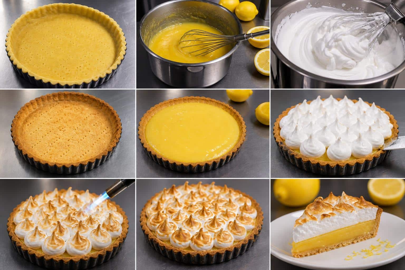 Tarte au citron meringuee: technique infaillible découvrez la technique infaillible pour réussir une tarte au citron meringuée parfaite : pâte croustillante, crème citron acidulée et meringue légère et dorée.